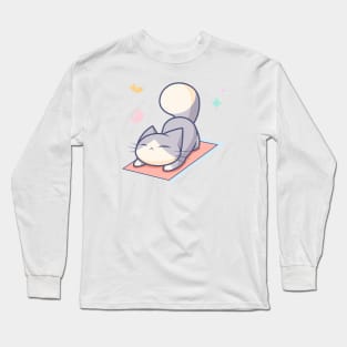 Yoga Cat Long Sleeve T-Shirt